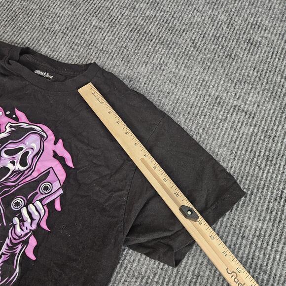 Ghost Face Scary Movie Shirt Mens Large Black Pink Horror Movie Graphic Tee - Picture 4 of 9